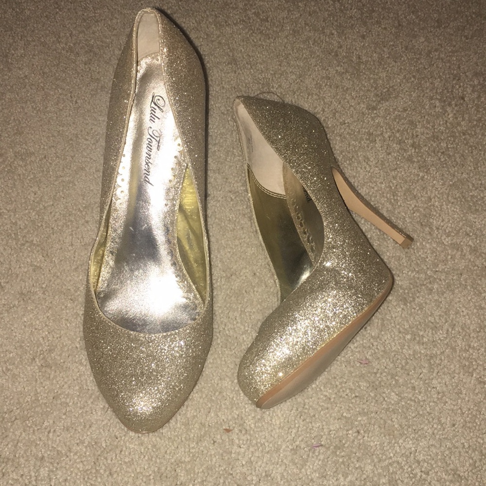 Lulu Townsend Sparkle Heels